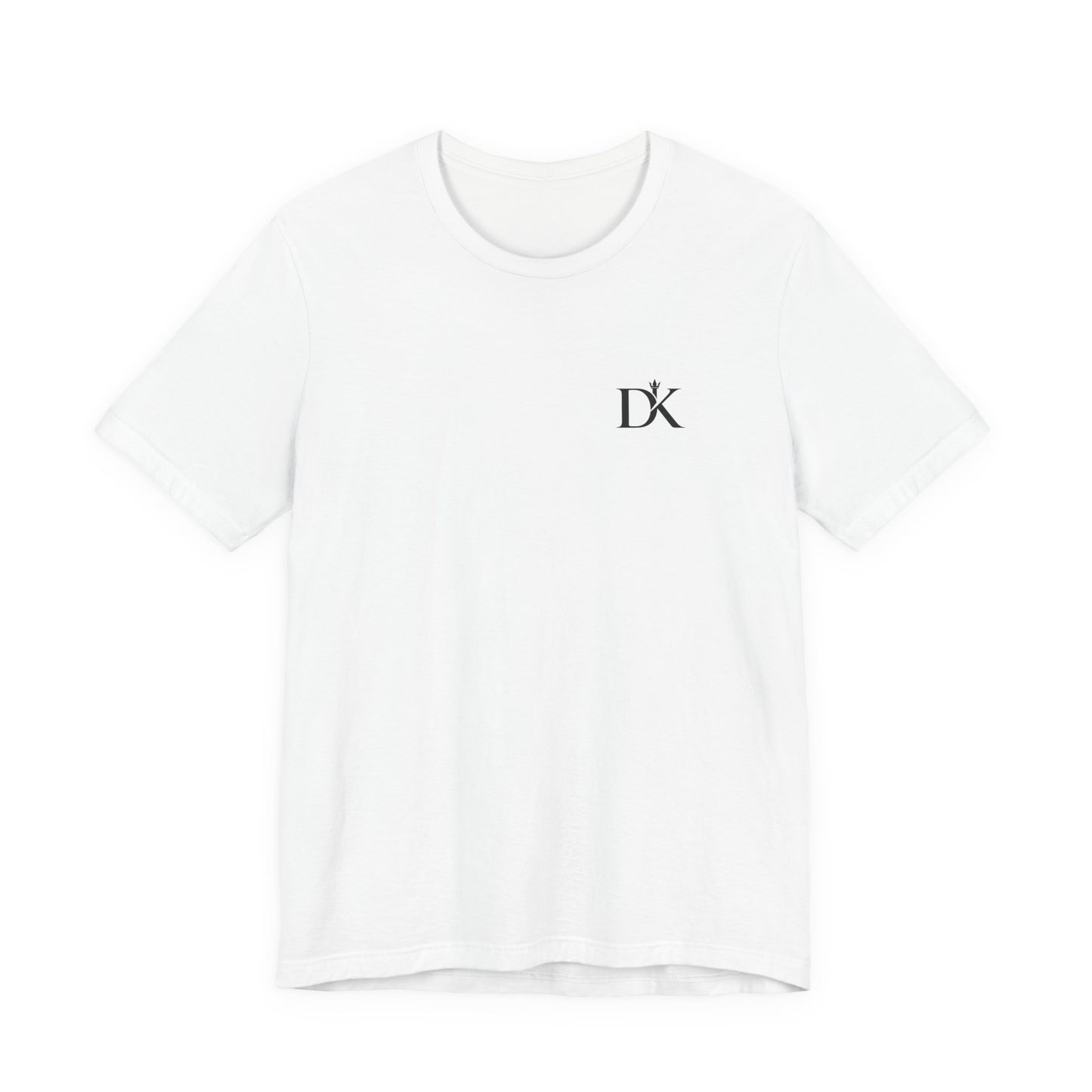 Front Logo of White Quietly Relentless Doxa Kairos™ T-Shirt