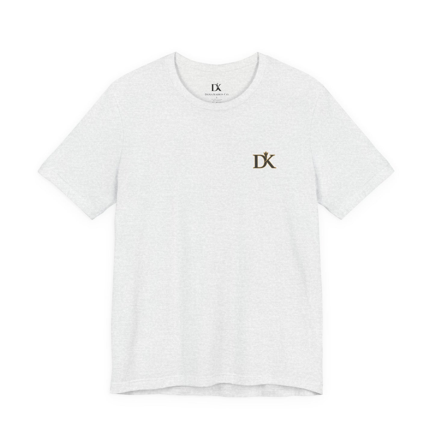 Front Logo of Ash Rise and Reign Shield Doxa Kairos™ T-Shirt