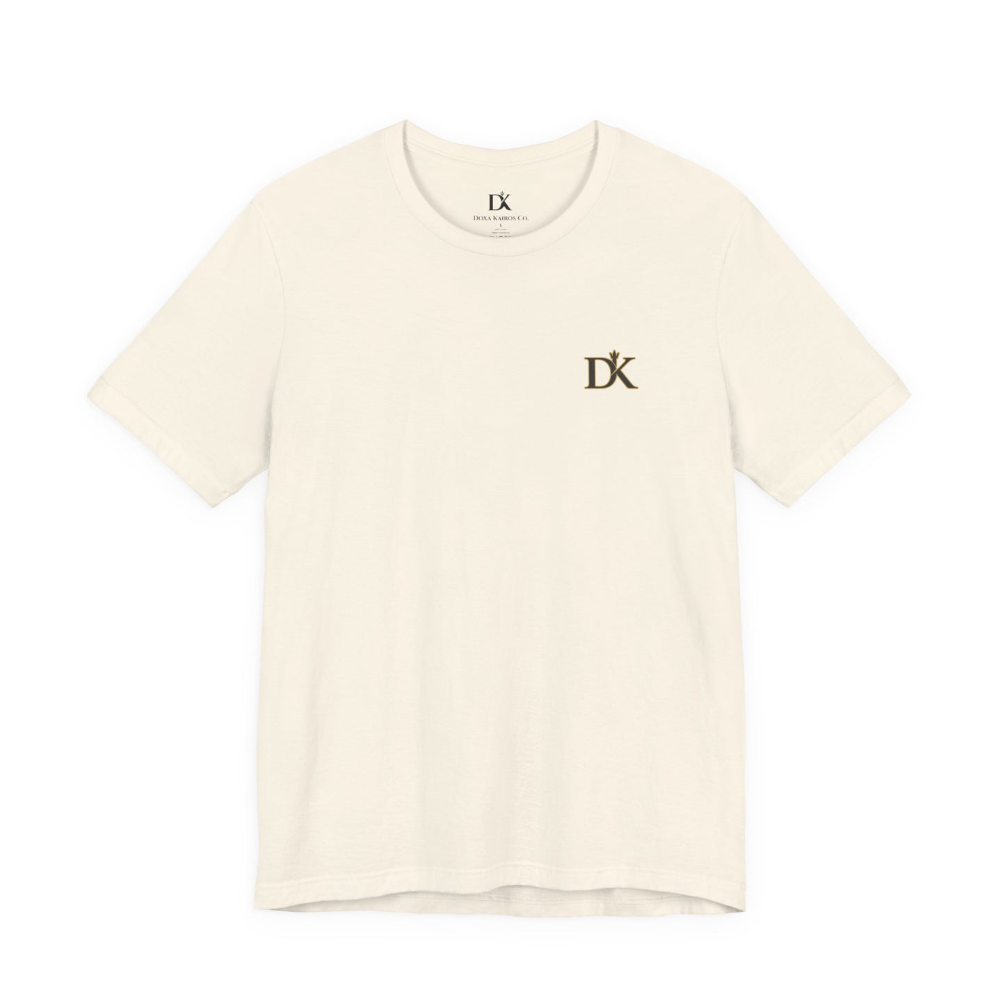 Front Logo of Natural Rise and Reign Shield Doxa Kairos™ T-Shirt
