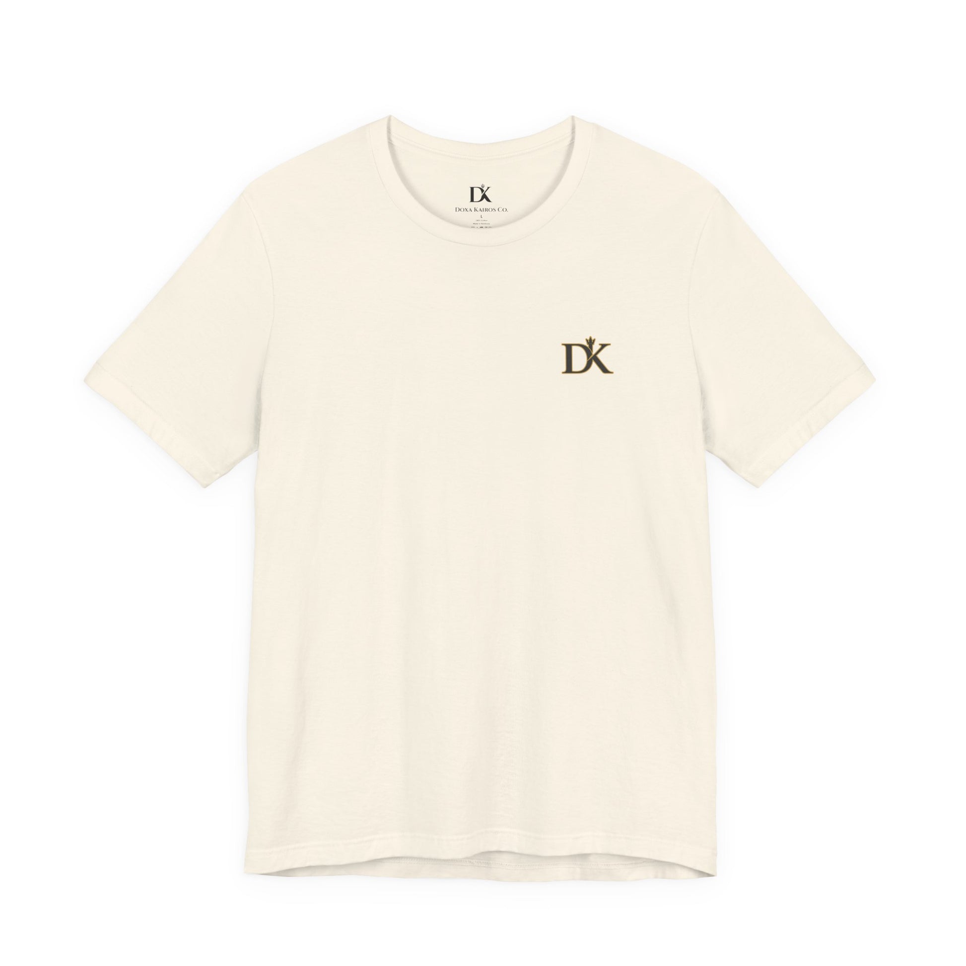 Front Logo of Natural Rise and Reign Shield Doxa Kairos™ T-Shirt