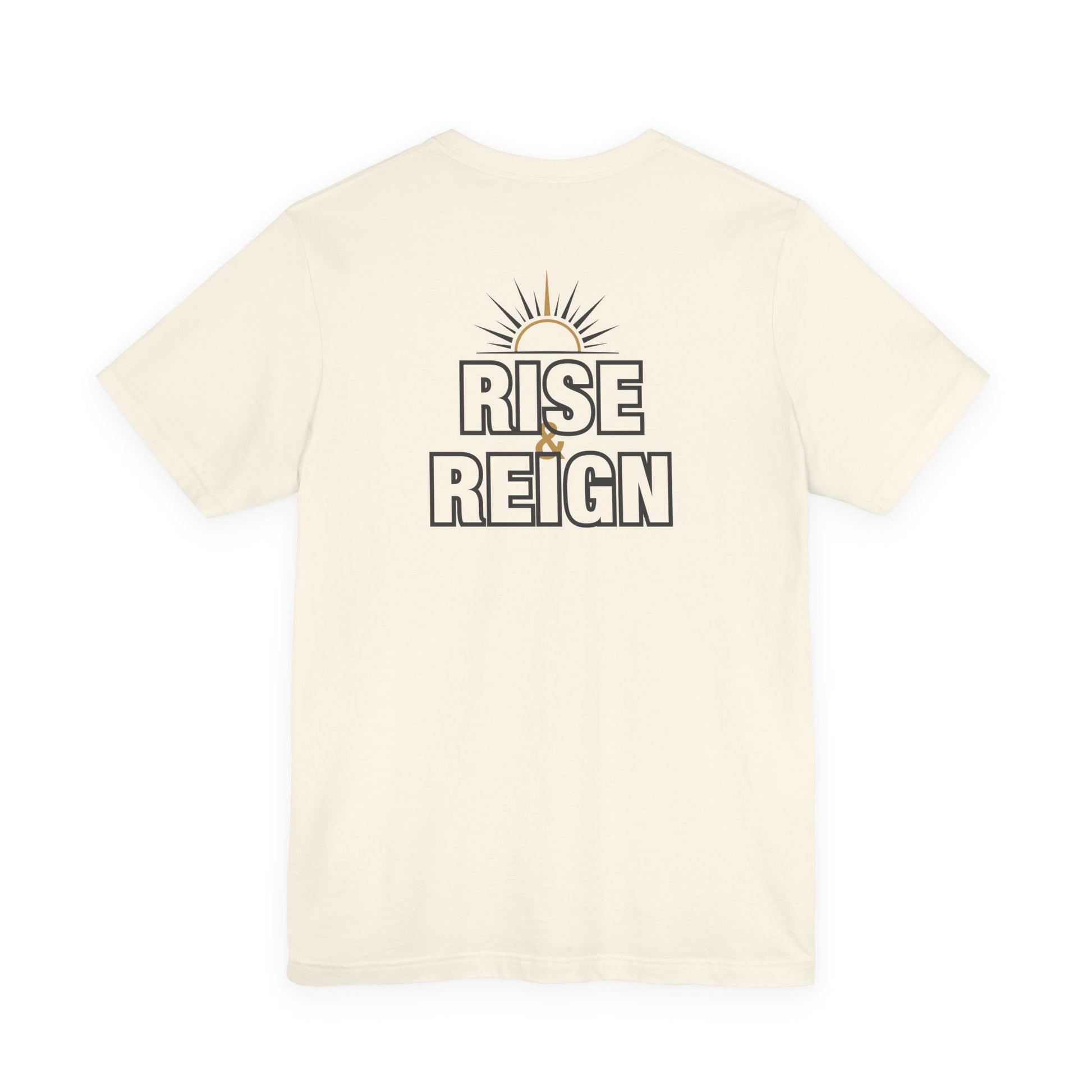 Back of Natural Rise and Reign Sunrise Doxa Kairos™ T-Shirt