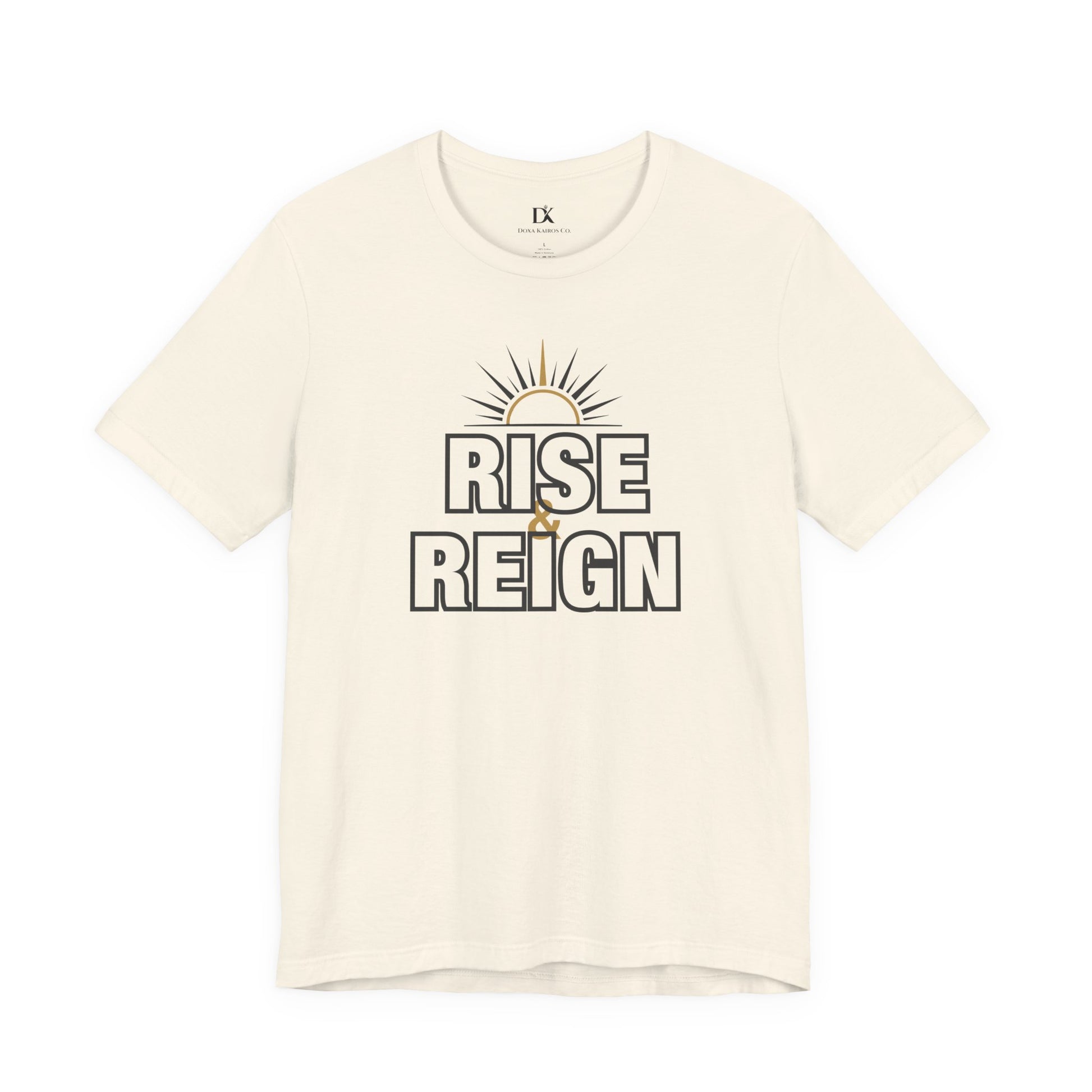Front Natural Rise and Reign Sunrise Doxa Kairos™ T-Shirt