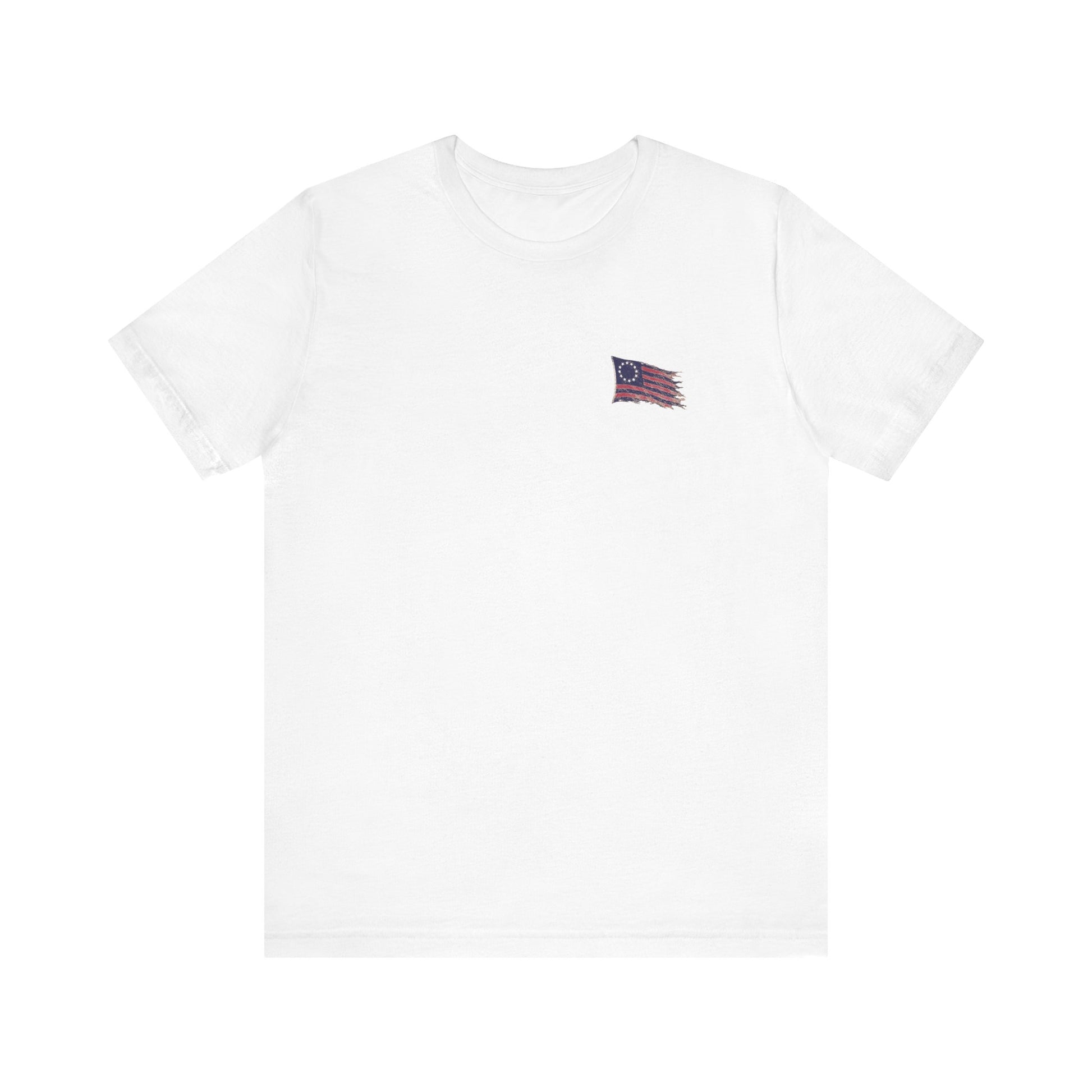 White Front Flag Logo of Tested Not Taken Emblem Doxa Kairos™ T-Shirt
