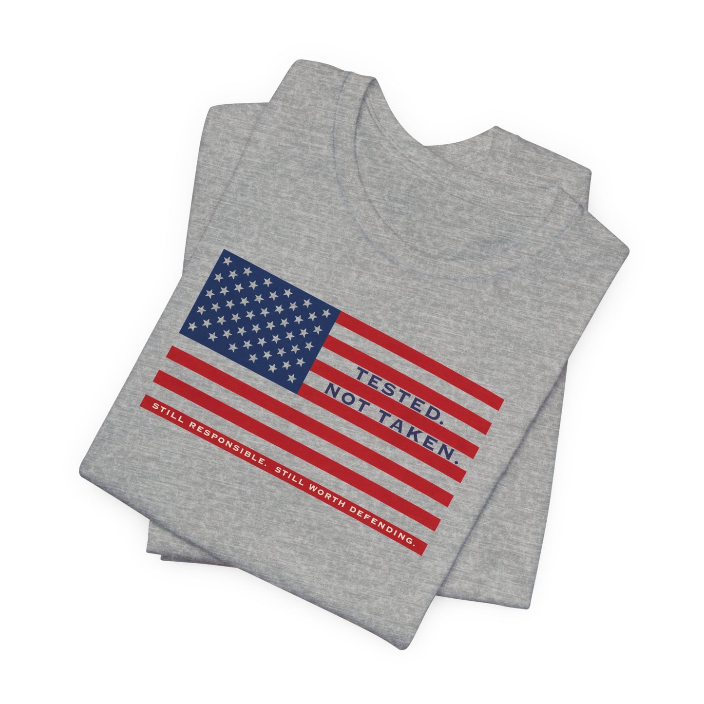 Folded Grey Tested Not Taken Doxa Kairos™ T-Shirt