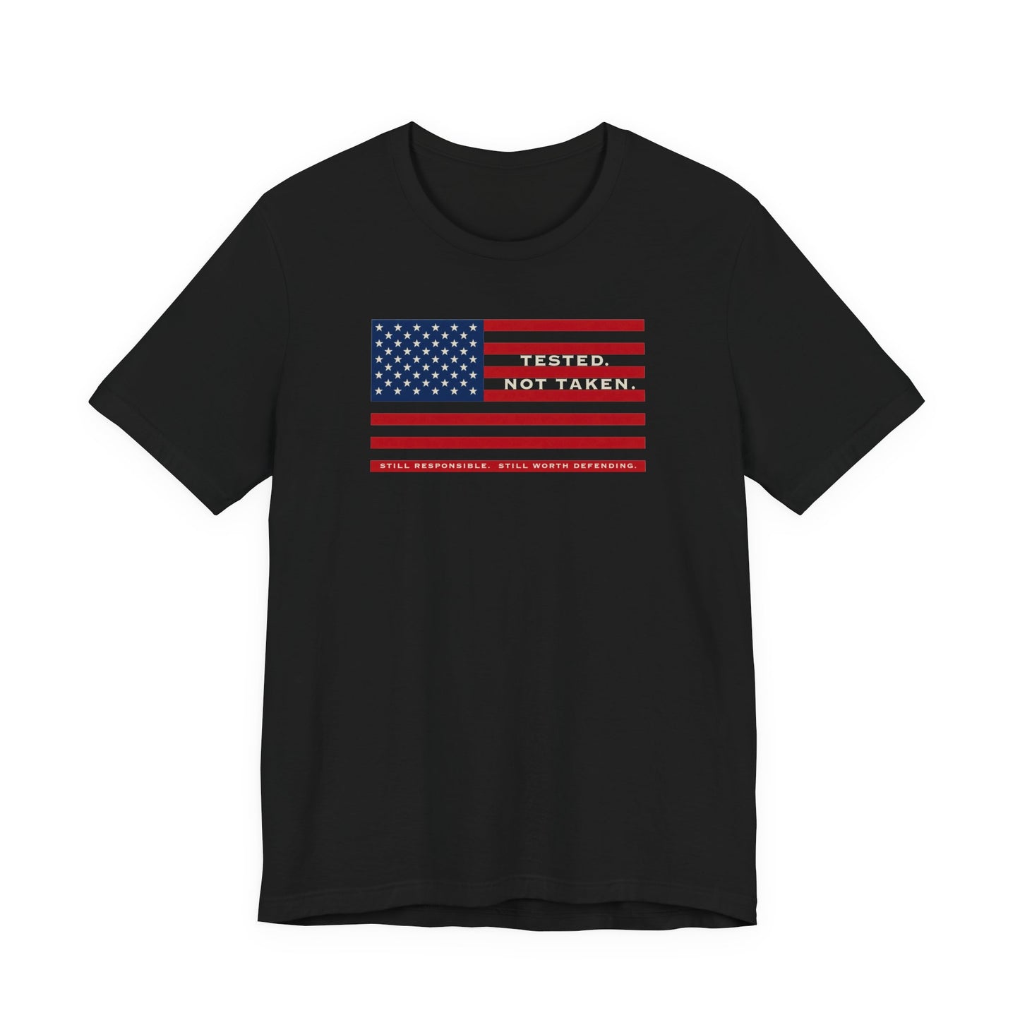 Front Black Tested Not Taken Doxa Kairos™ T-Shirt