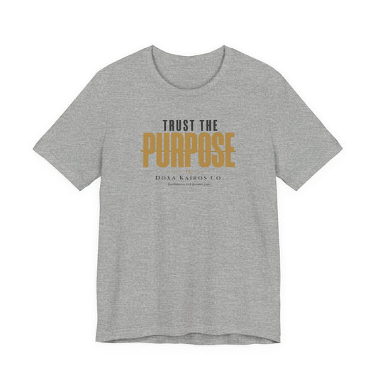 Front of Grey Trust the Purpose Doxa Kairos™ T-Shirt