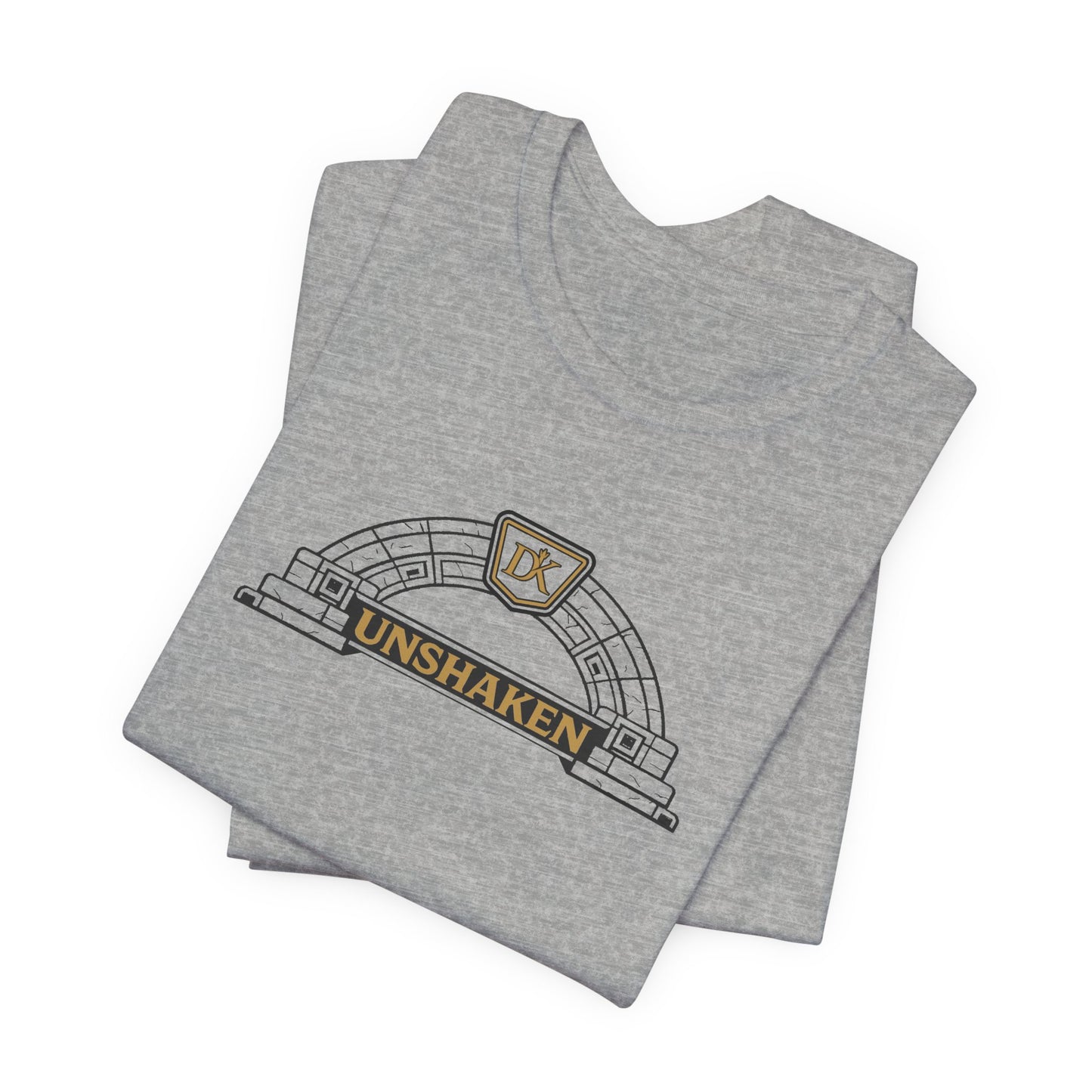 Folded Grey Unshaken Arch Doxa Kairos™ T-Shirt