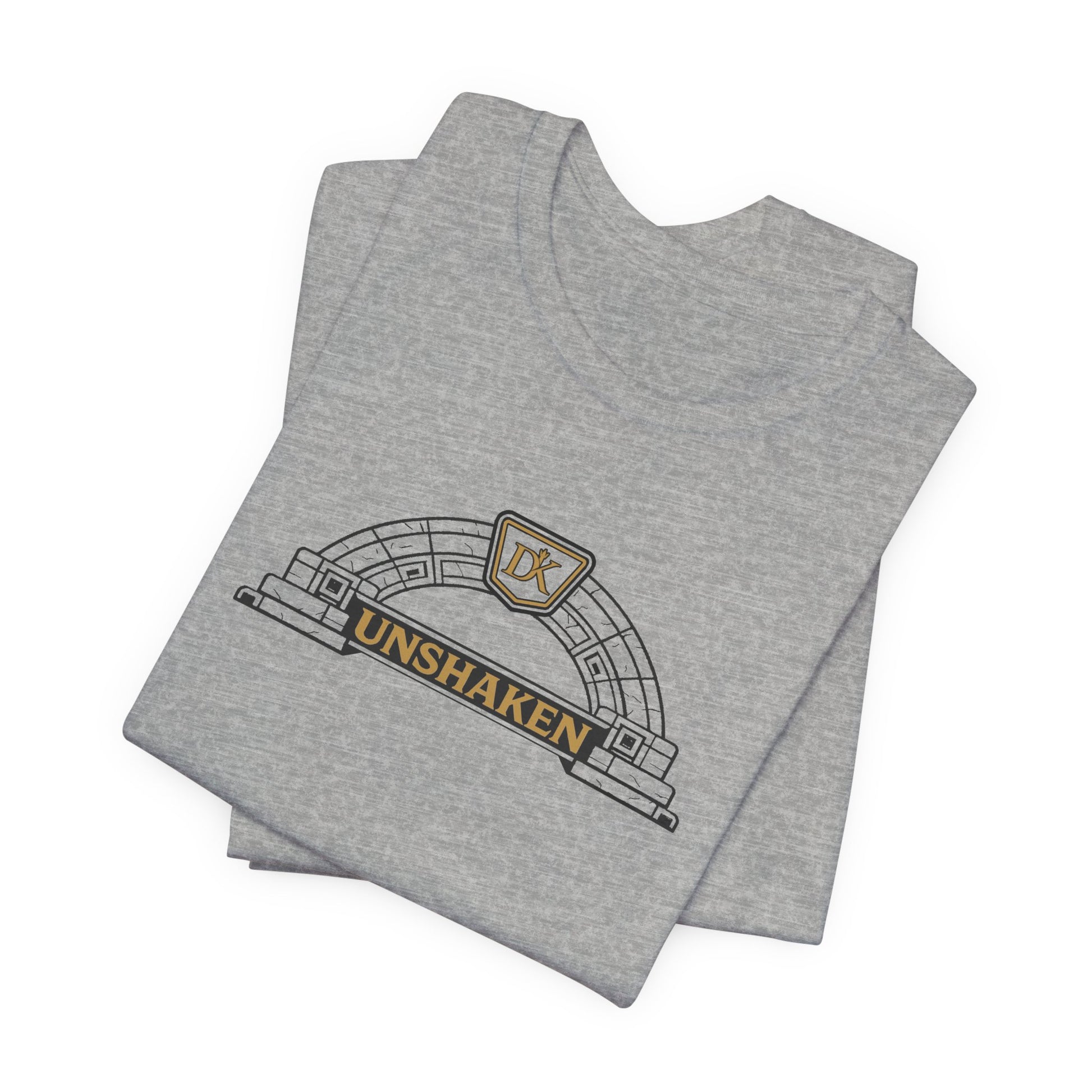 Folded Grey Unshaken Arch Doxa Kairos™ T-Shirt