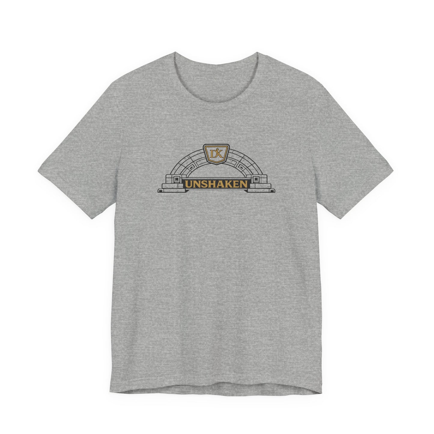 Front Grey Unshaken Arch Doxa Kairos™ T-Shirt