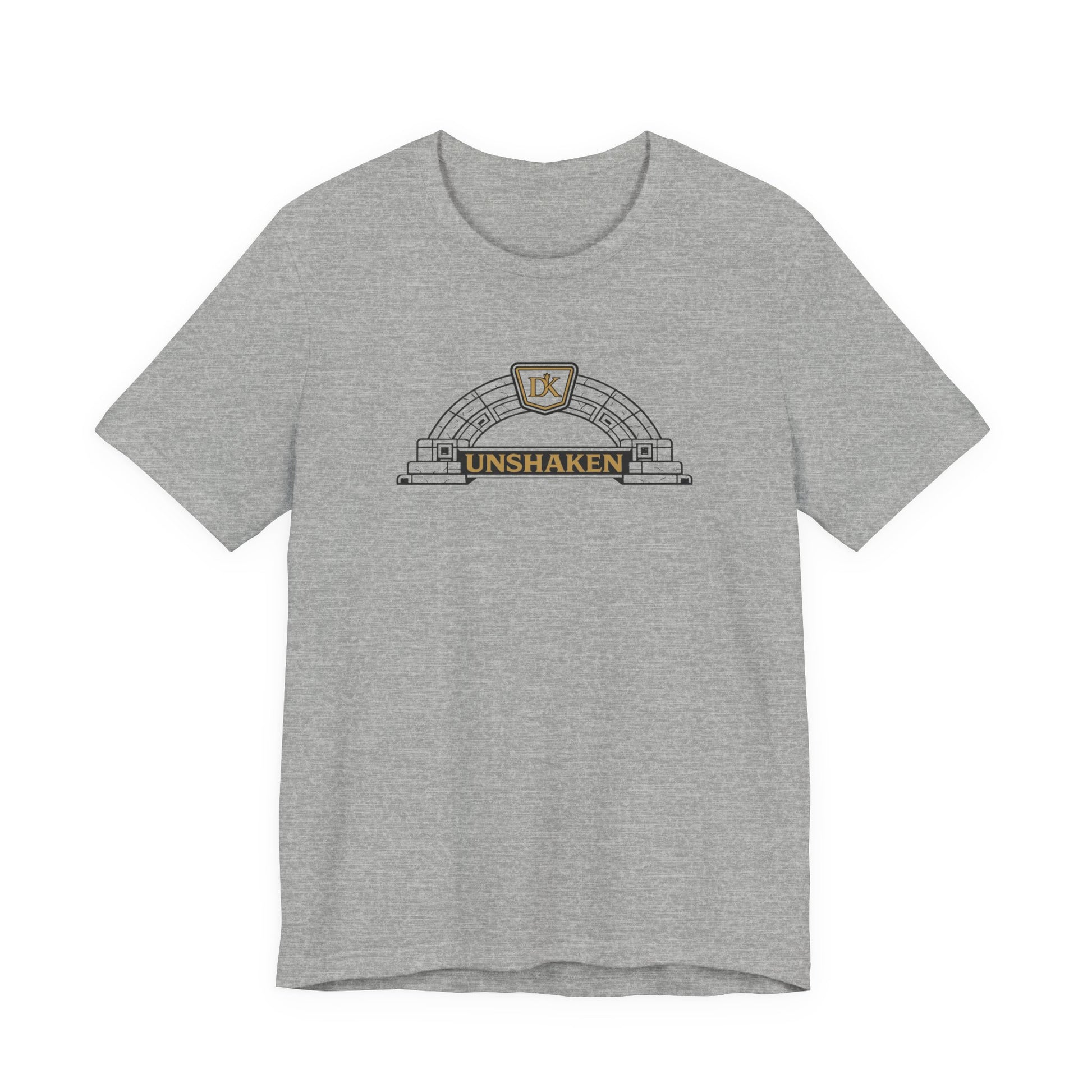 Front Grey Unshaken Arch Doxa Kairos™ T-Shirt