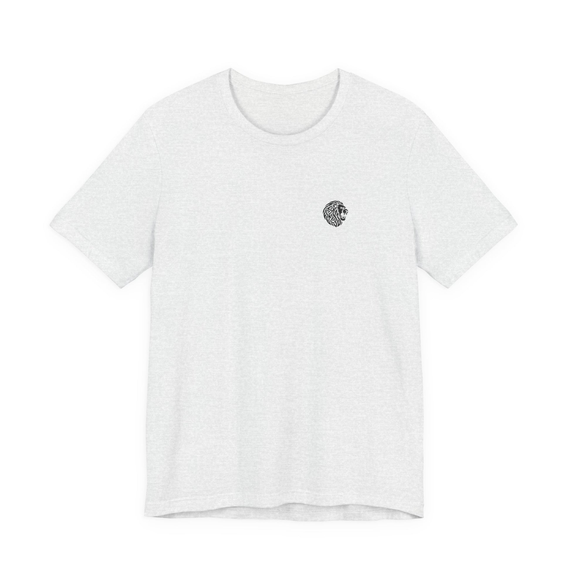Front Logo of Ash Unshaken Arch Doxa Kairos™ T-Shirt