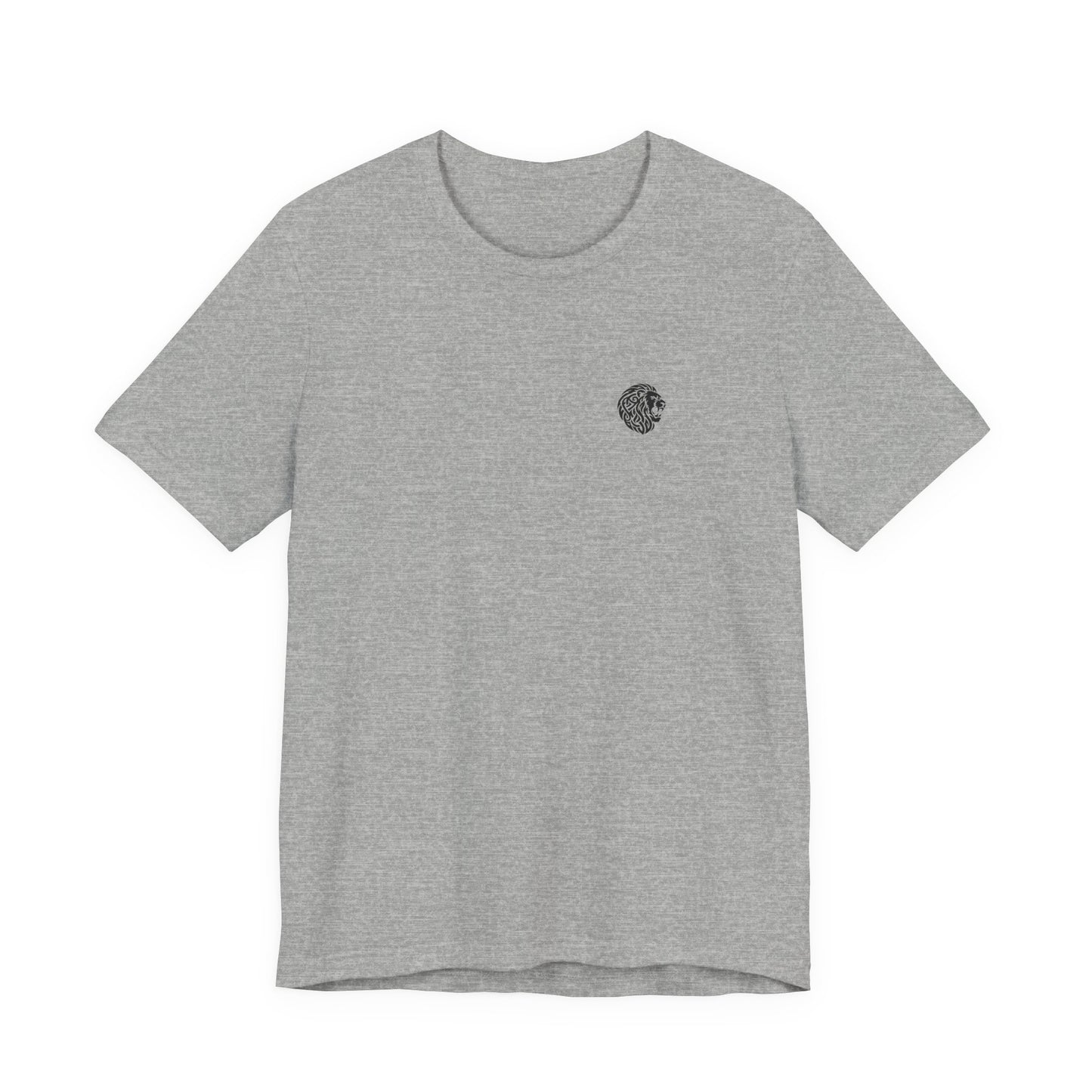 Front Logo of Grey Unshaken Arch Doxa Kairos™ T-Shirt