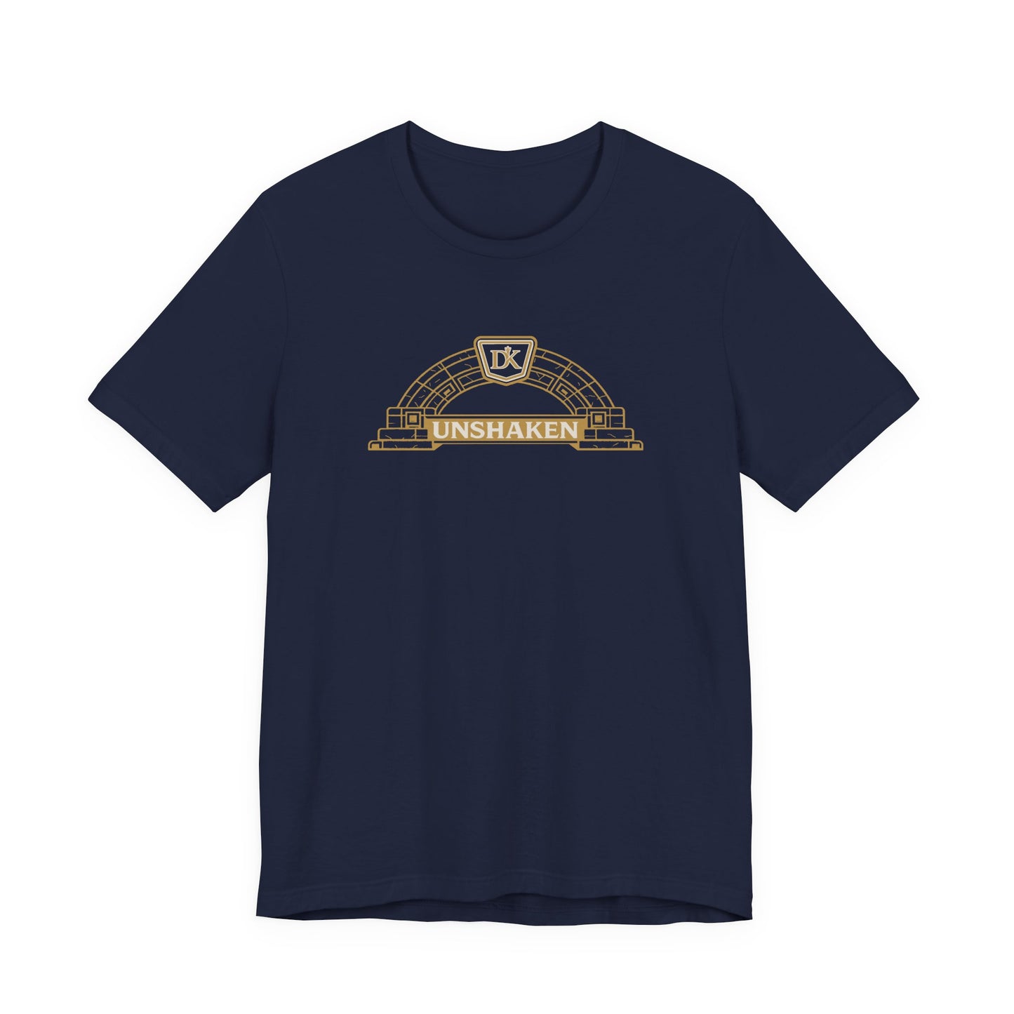 Front Navy Unshaken Arch Doxa Kairos™ T-Shirt