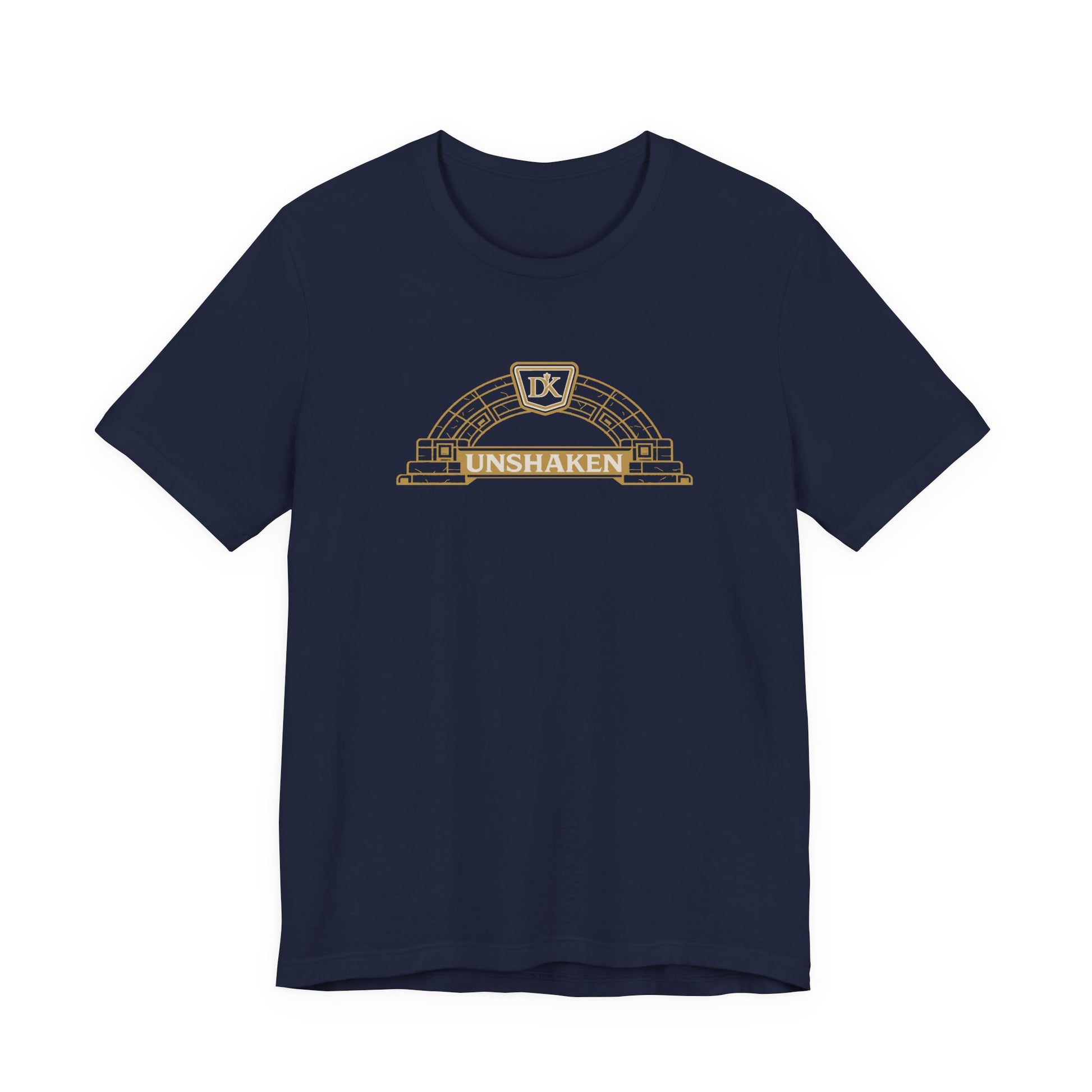Front Navy Unshaken Arch Doxa Kairos™ T-Shirt