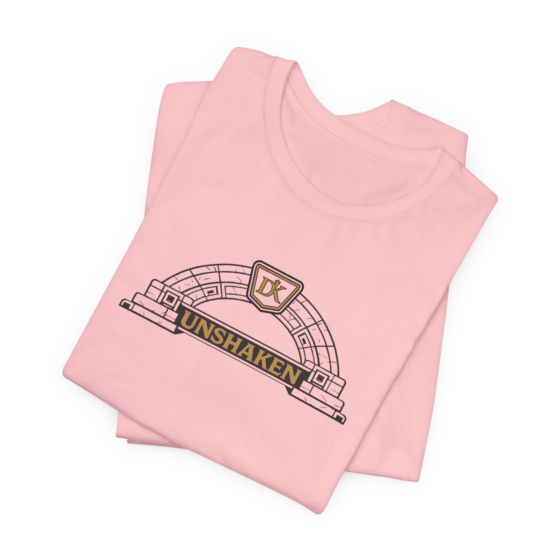 Folded Pink Unshaken Arch Doxa Kairos™ T-Shirt