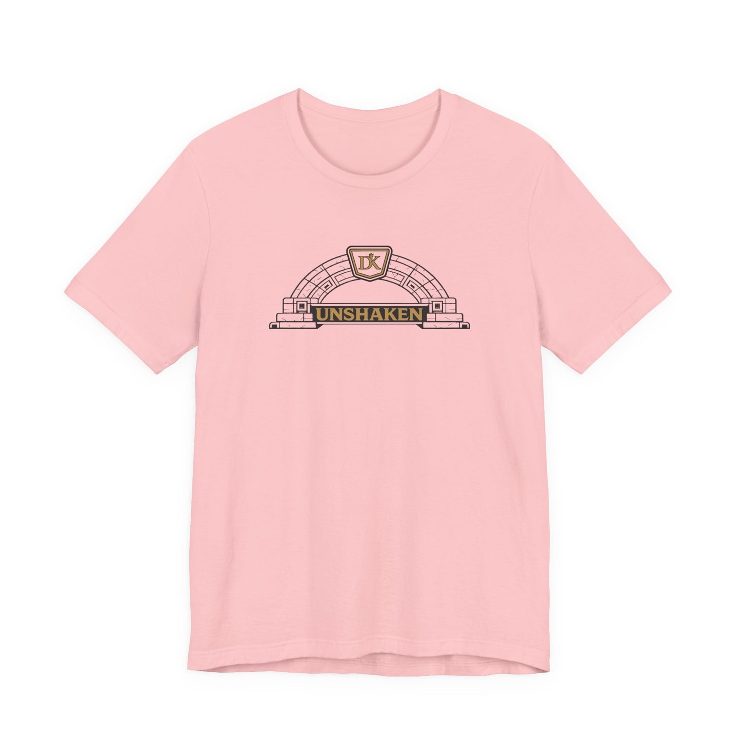 Front Pink Unshaken Arch Doxa Kairos™ T-Shirt