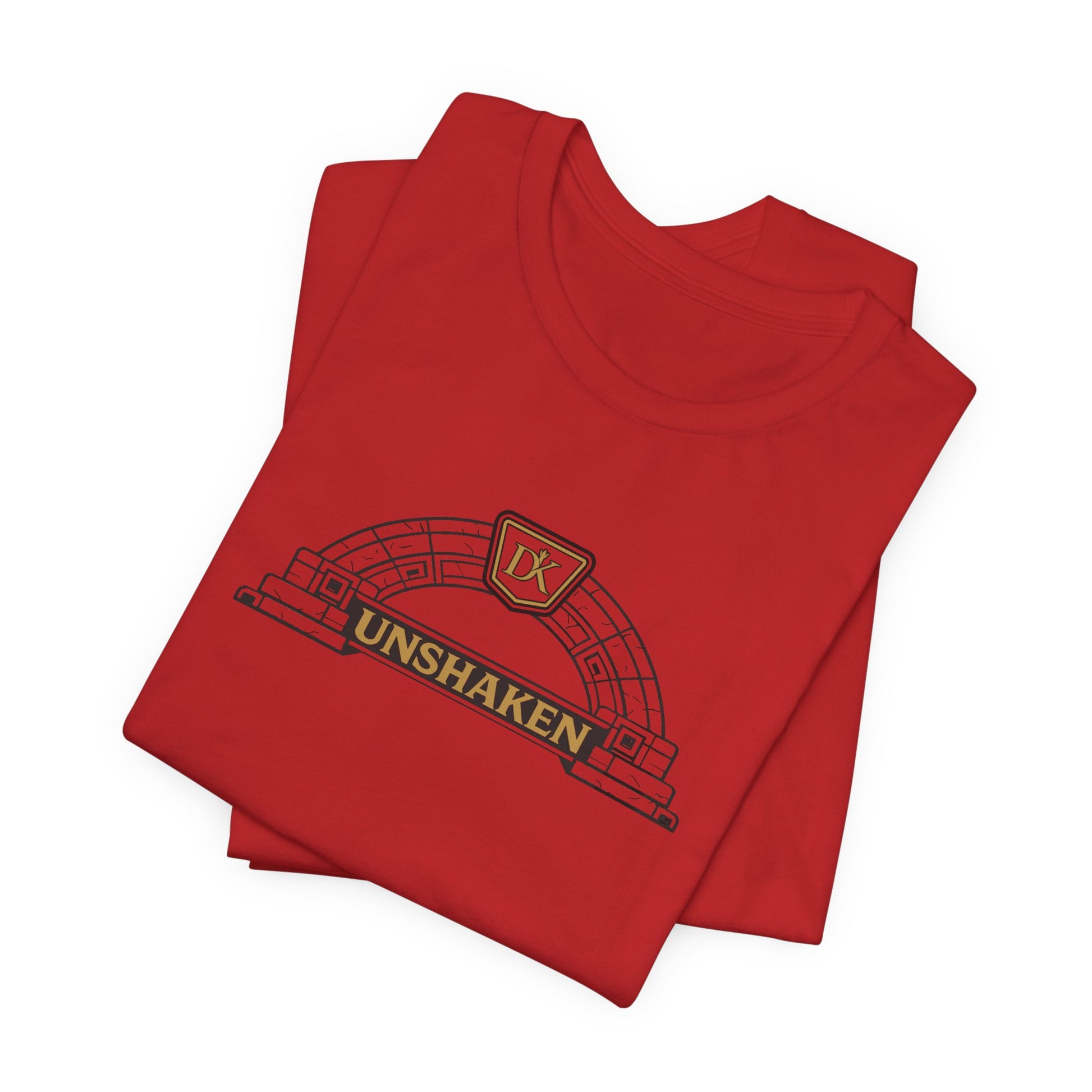 Folded Red Unshaken Arch Doxa Kairos™ T-Shirt