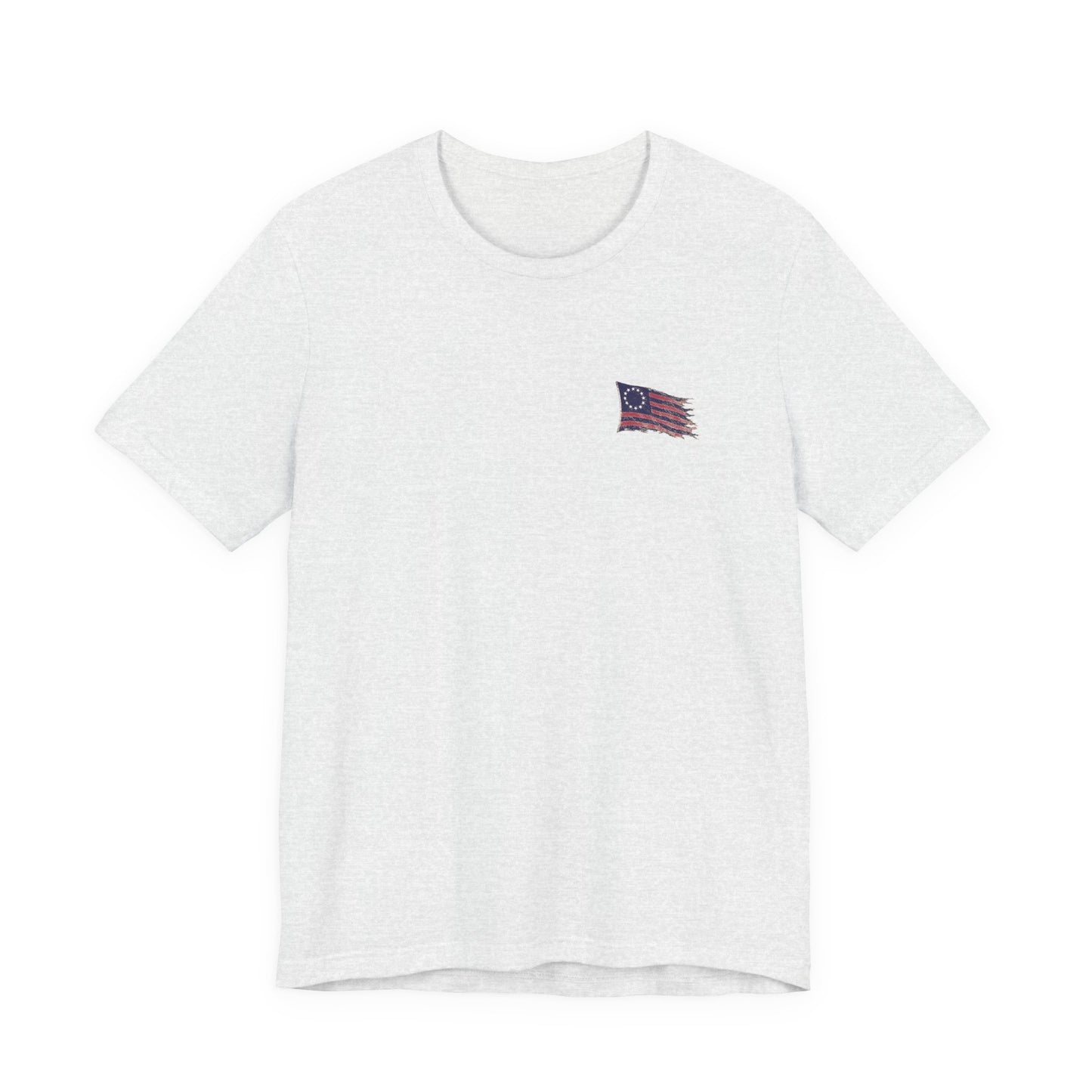 Front Logo of Ash Weathered Still Standing Doxa Kairos™ T-Shirt