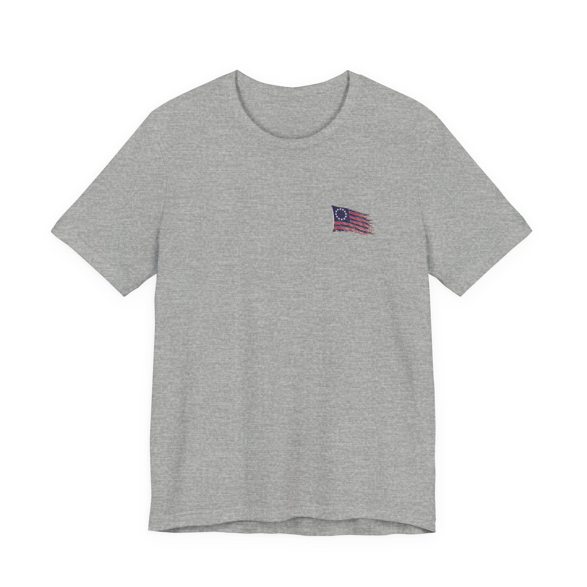 Front Logo of Grey Weathered Still Standing Doxa Kairos™ T-Shirt