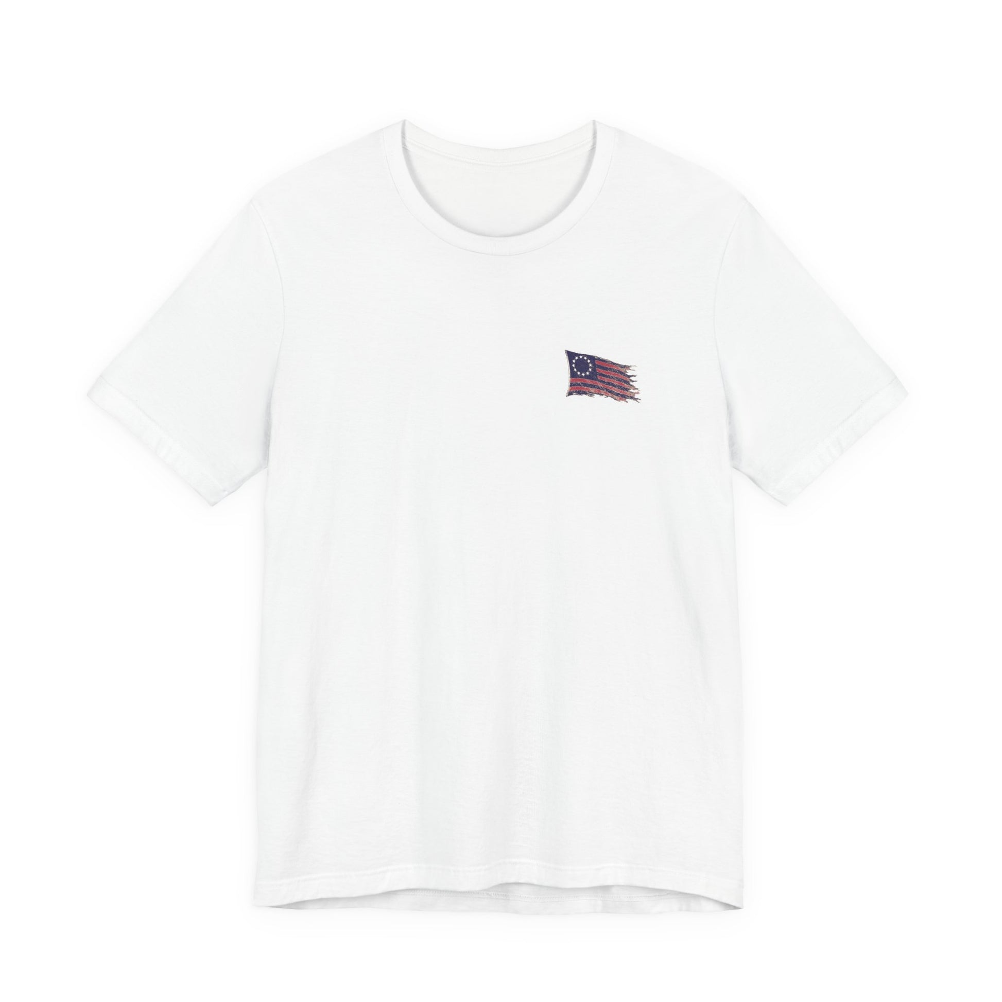 Front Logo of White Weathered Still Standing Doxa Kairos™ T-Shirt