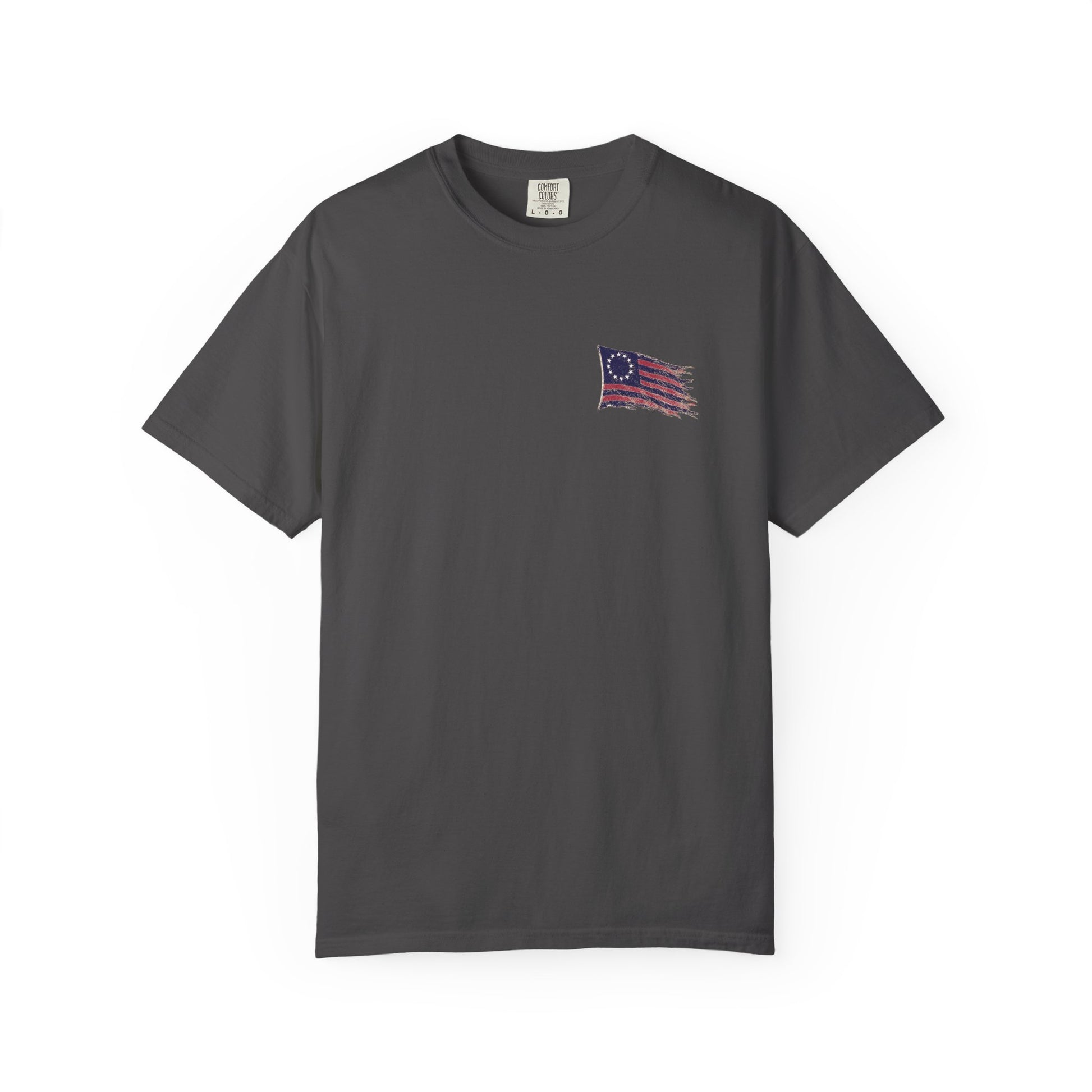 Front Logo fo Grey Weathered Still Standing Kairos™ Signature T-Shirt