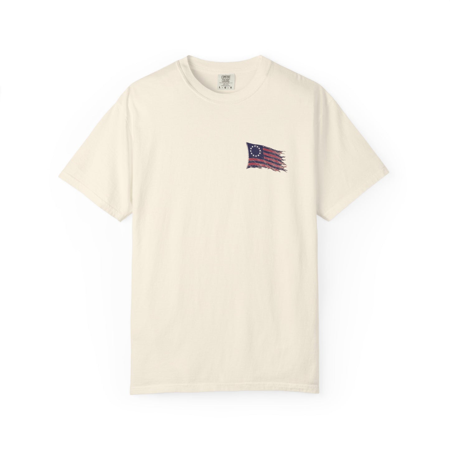 Front Logo of Ivory Weathered Still Standing Kairos™ Signature T-Shirt