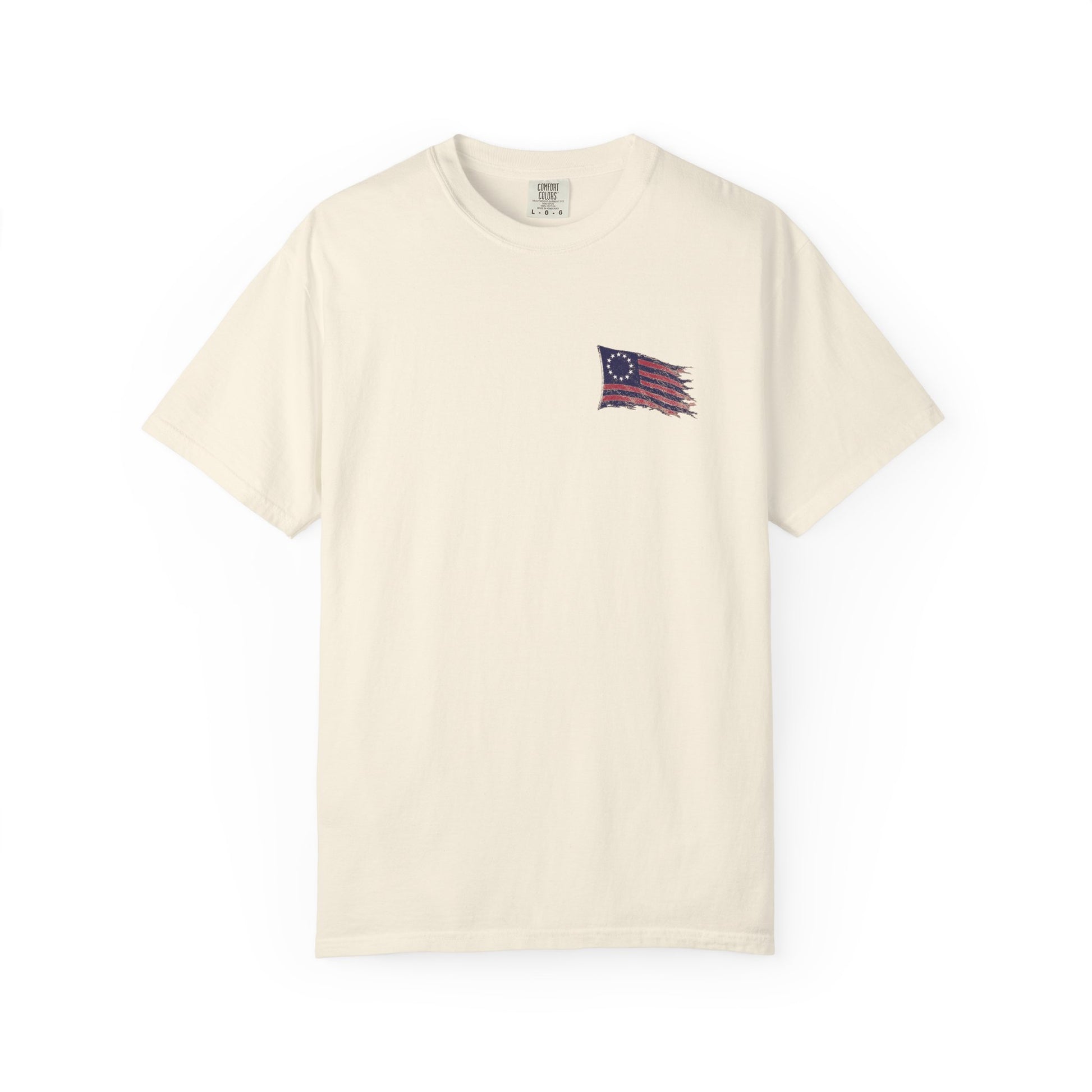 Front Logo of Ivory Weathered Still Standing Kairos™ Signature T-Shirt